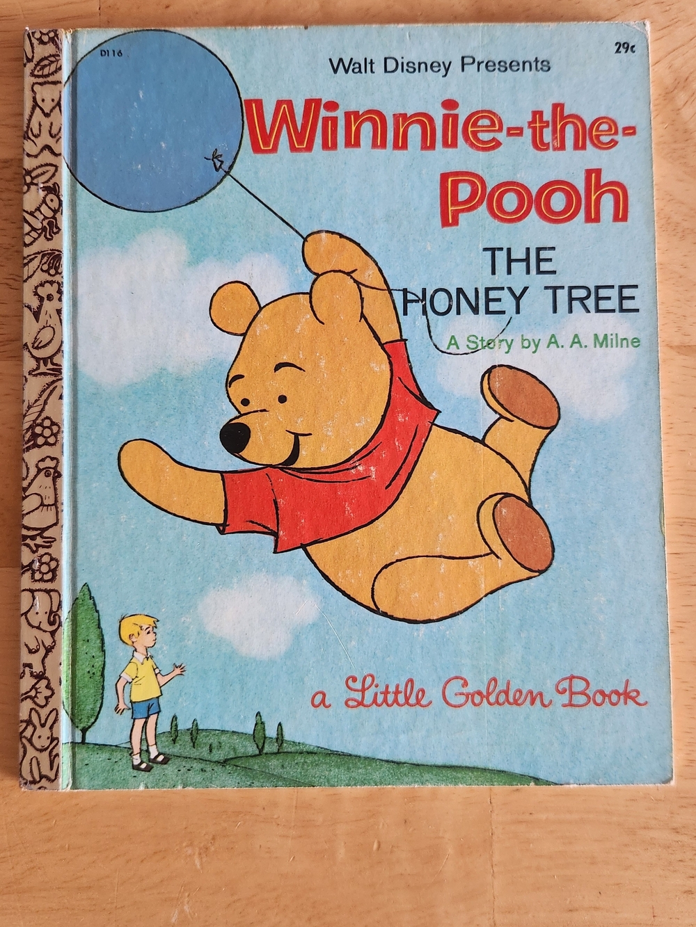 Little Golden Book Walt Disney's Winnie-the-Pooh The Honey Tree Vintage 1965